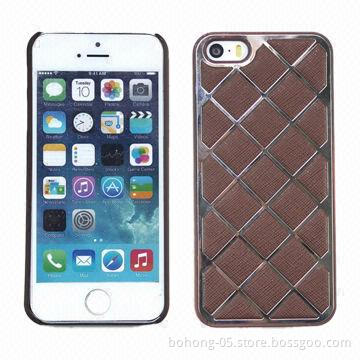 PC paste leather w/ metal case, for iPhone 5S, different colors are available, 500pcs each color MOQ